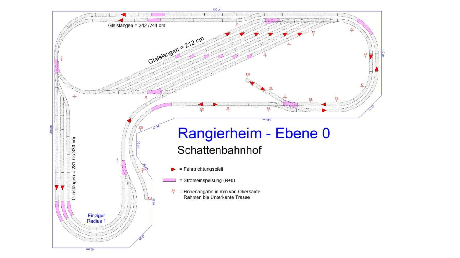 GP5-0100 C-Gleisplan Rangierheim 430x310x140